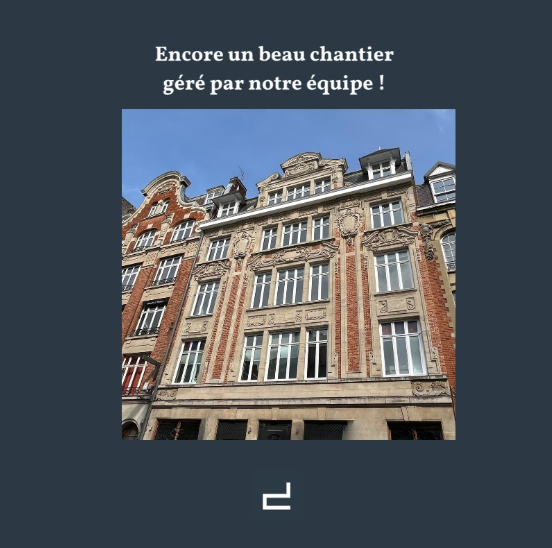 Chantier peinture extérieure façade peinture intérieure Lille