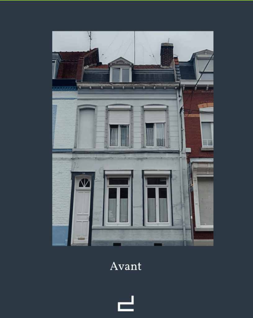 Travaux rénovation façade Marcq en Baroeul particulier