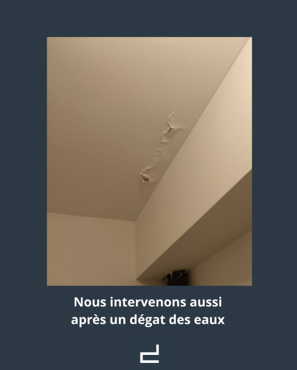 Petit chantier dégât des eaux Lille